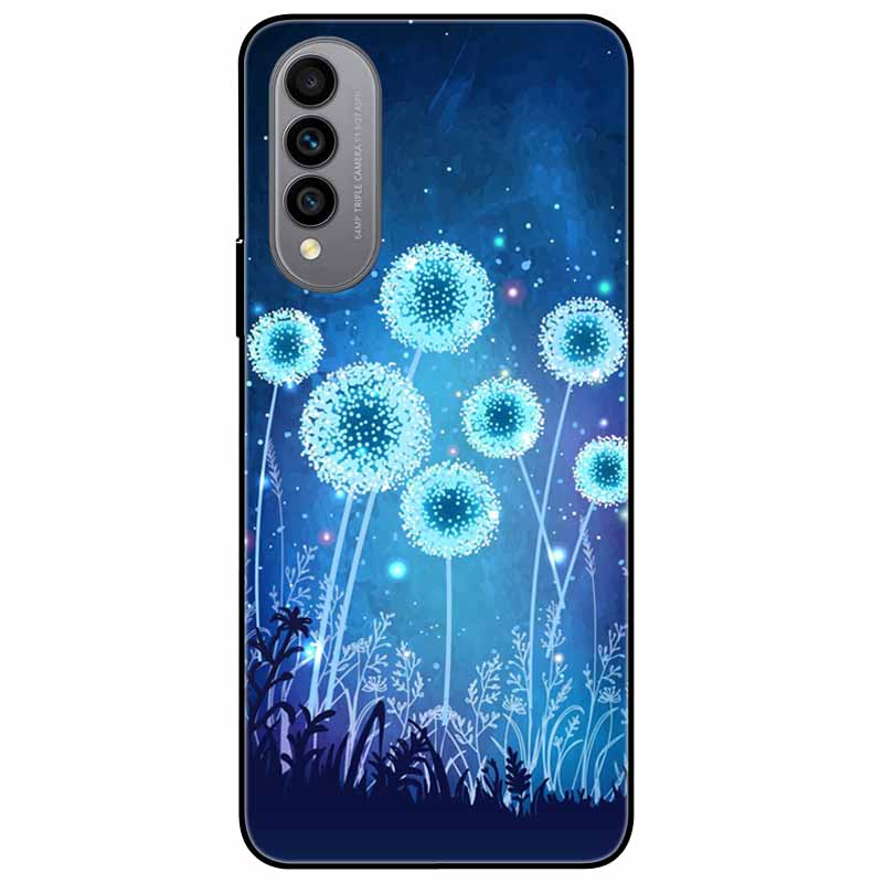 Pentru Wiko T50 Carcasă T 50 4G Huse TPU Silicon Negru Carcasă Lună Înstelată pentru Wiko T50 Carcasă WikoT50 Rezistentă la Șocuri Moale Desene Animate 6.6''
