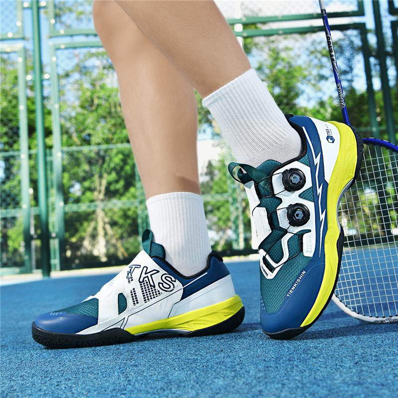 Anti-Slip Badminton Shoes For Men Women Professional Sport Tennis Sneakers Outdoor Gym Matches With Good Arch Support