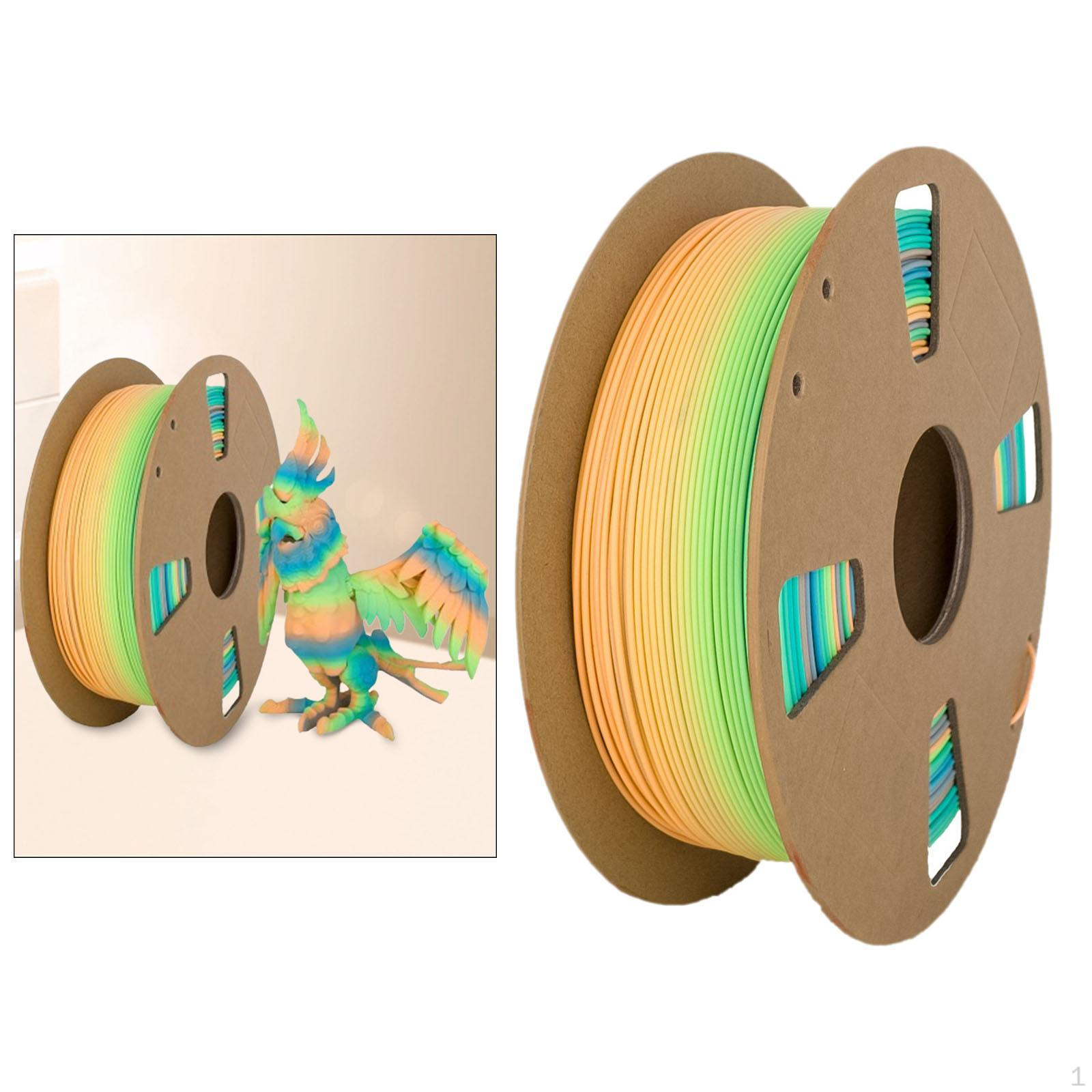 

Нить для 3D-принтера Pla, катушка 1 кг, простые в использовании аксессуары, высокая производительность, многоцветный премиум-класса Style C