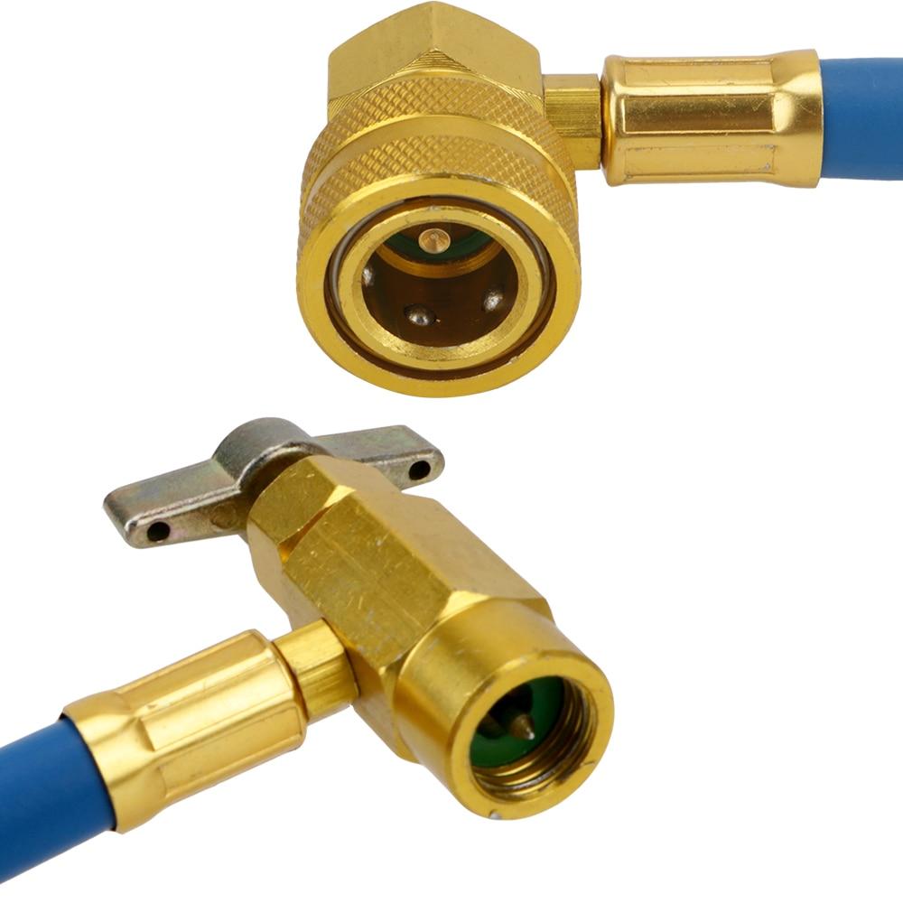 R134a Refrigerante Open Valve Charging Pipe Freon R134a Air Conditioning Recharge Hose Car Air Conditioner Tools