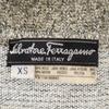 Salvatore Ferragamo Wool Blend Long Sleeve Knit Jacket Blouson Cardigan Women Used