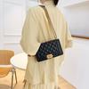 New High-end Hot Mom Rhombus Chain Bag Trendy Shoulder Oblique Span Women's Bag