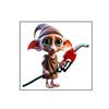 1pc Elf Refueling Car Sticker-Durable Waterproof Sticker Bumper Sticker,for Car Decoration,Easy to Peel Off Without Residue