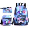 School season starry sky primary school student schoolbag smiling animal leisure backpack