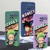 Onepiece Luffy Zoro Case for Xiaomi Redmi Note 14 Pro Plus 9 12 11 12S 10 Lite 9S 11S Note 13 8 Phone Cover