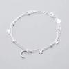 Female Light Luxury Niche Double-layer Star Moon Bracelet
