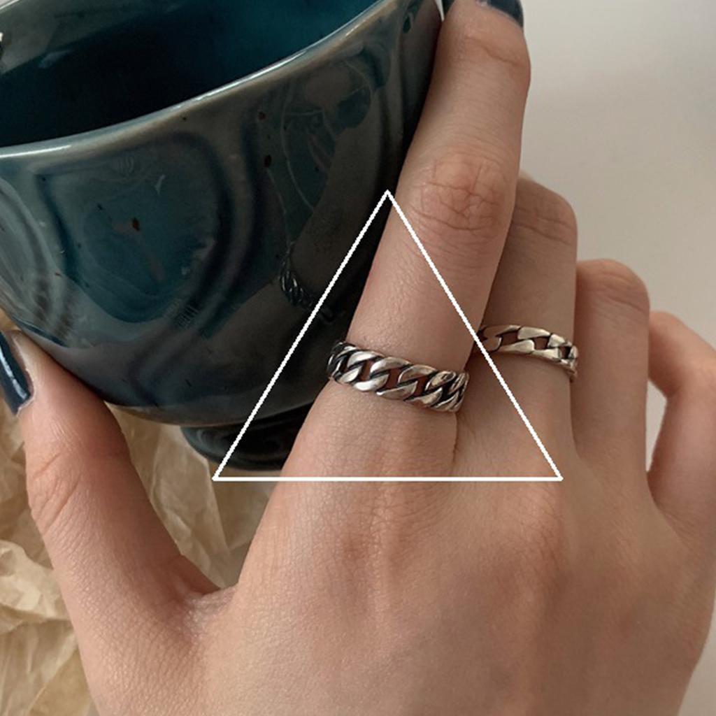 Kupfer Fingerringe Neue Mode Kreativ Kreuz Hohl Kette Geometrisch Party Schmuck Geschenke