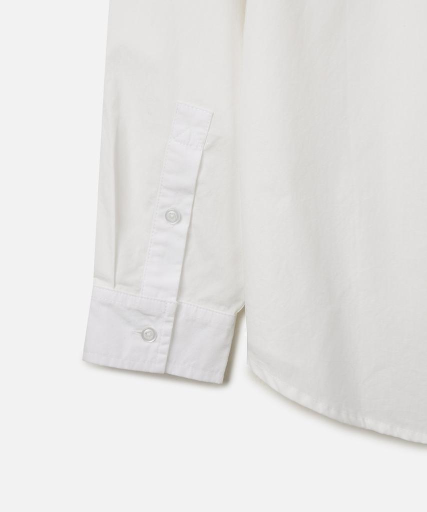 247Silijeu Dyed Wash Comfort Shirt White