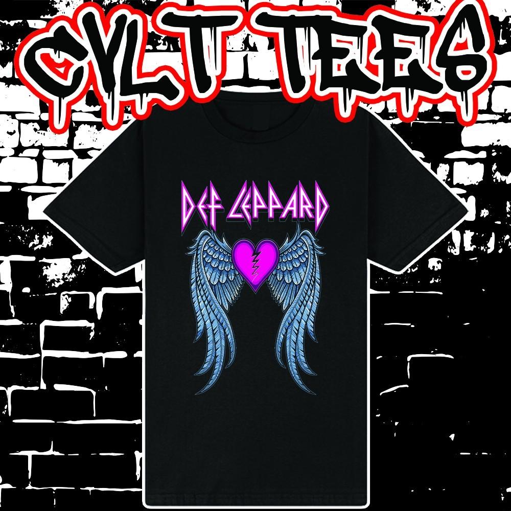 Def Leppard Band Tee 100% Cotton Unisex T-Shirt XXXXL