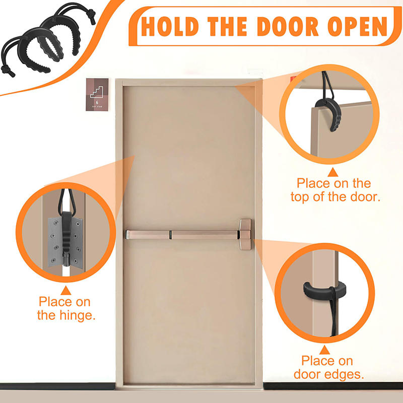 Safe Anti Pinch Hand Door Card Plastic C-type Door Clip Baby Anti Squeeze Hand Anti Close Door Seam Protector Door Stopper Wedge