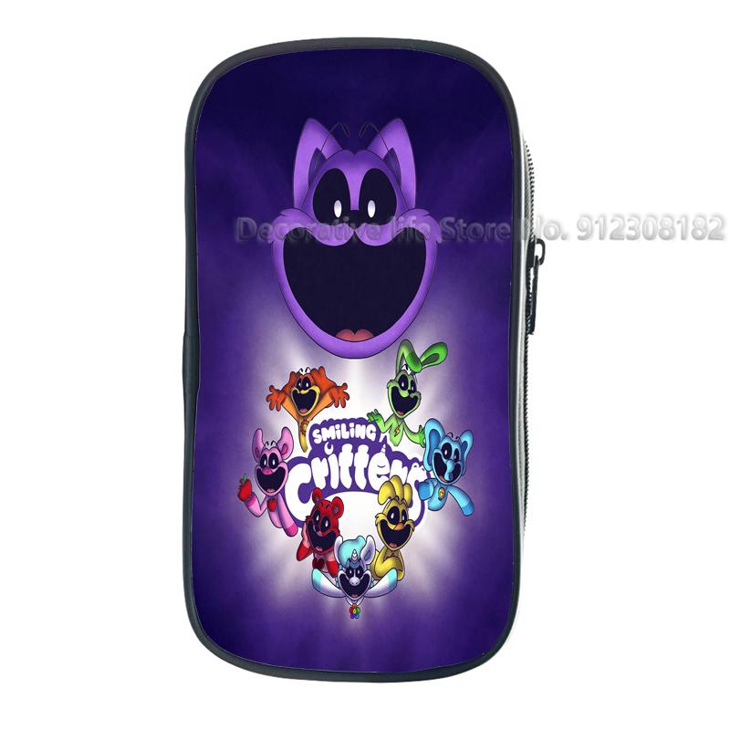 

Усміхнене створіння Пенал Catnap Dogday Мультфільм Студент Портативна ручка Сумка Шкільні канцелярські товари Сумка для зберігання 15