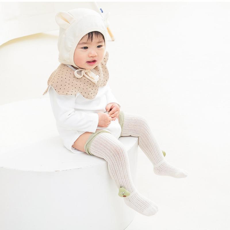 Newborn Baby Socks Summer Over-the-knee Stockings Cartoon Fruit Mesh Thin Anti-mosquito Socks Baby Accessories