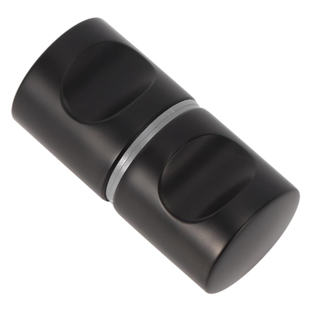 Aluminum Alloy Single Hole Glass Door Handle Hardware for Home Bathroom Showcase Shower Room