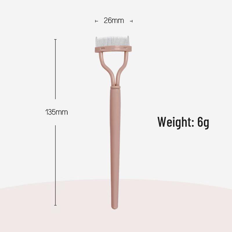 Foldable Semi-Arc Steel Needle Eyelash Comb