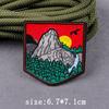 Camp Adventure Patch Iron On Embroidery Patches For Clothing Thermoadhesive Patches For Clothes Wilderness Outdoor Patch Badges