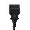 Car Diagnostic Adapter Cable   Male Female OBD Extension Cable 1.5M 4.9ft Black ABS 16 Pin