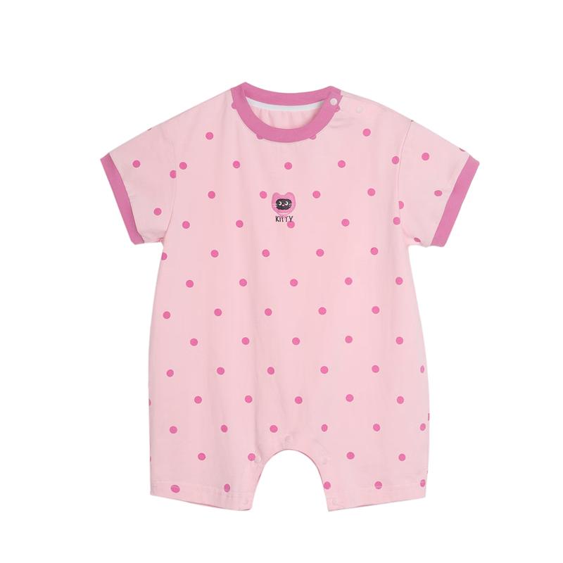 LUSON Baby Girl Short Sleeve Bodysuit
