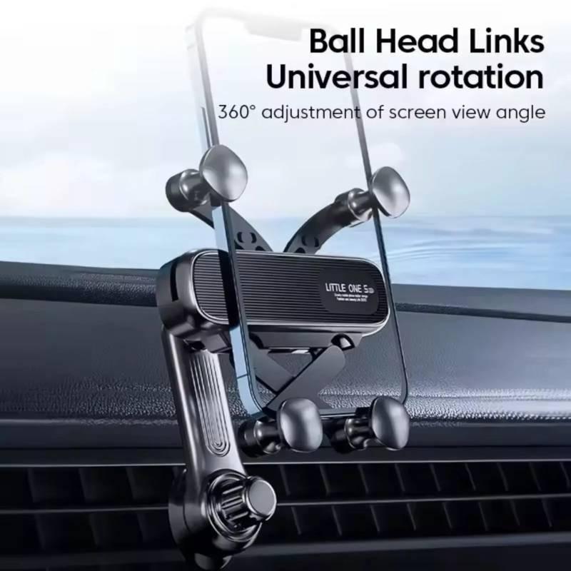 Gravity Sensing Car Phone Mount Universal Air Vent Holder Extended Arm