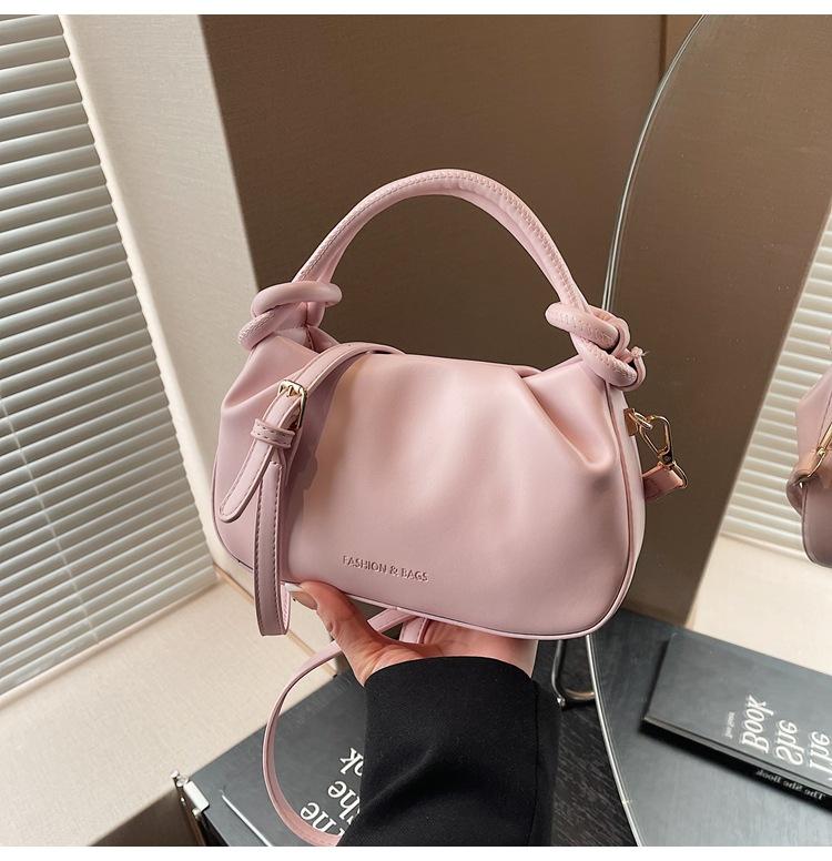 Bag Premium Versatile Bucket Bag Autumn and Winter 2025 New Niche Folded Crossbody Handbag Women