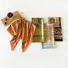 Women's Court-Style Large Scarf: A Fashionable and Versatile Satin Scarf for Wrapping the Head or Wearing As a Wrap