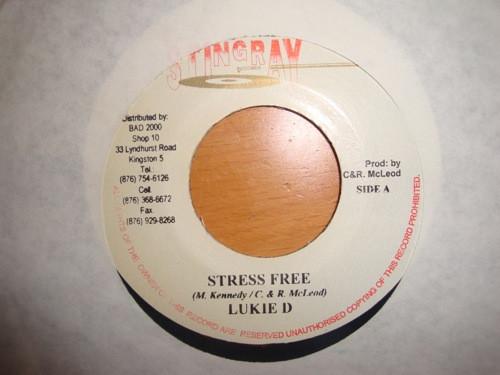 

7inch Record LUKIE D - Stress Free STR95 Stingray Record UK Reggae, Ska & Dub Used