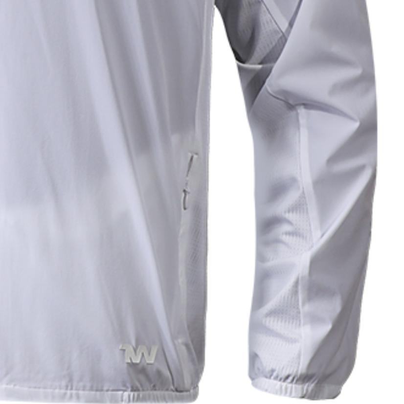 Under Armour Solid Color Logo Stretch Breathable Woven Sports Jacket Men White 22500405-100