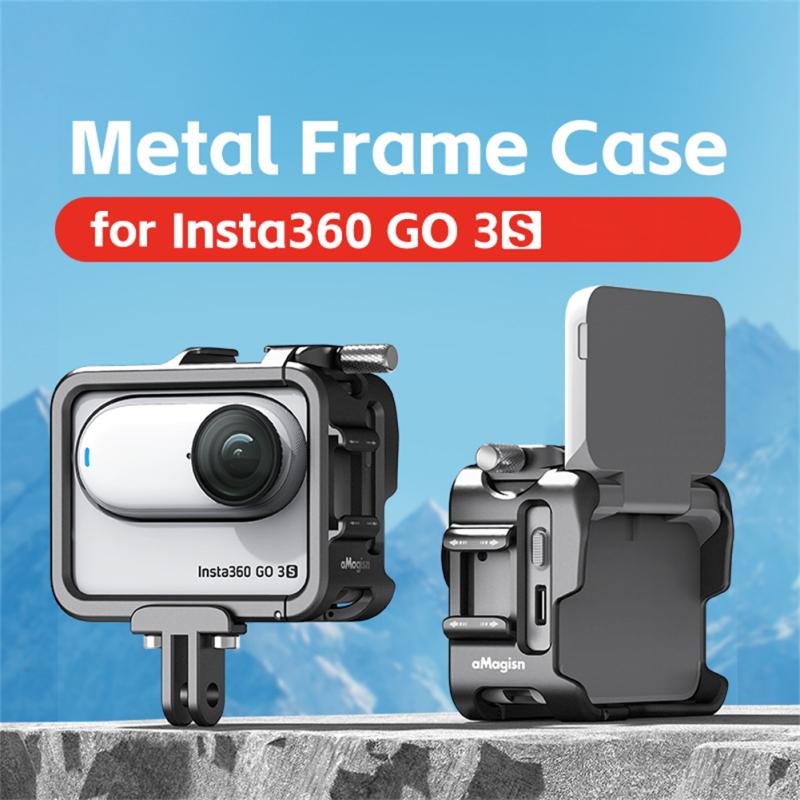 

Металлическая защитная клетка, защитная рамка для камеры из алюминиевого сплава, аксессуары для клетки, совместимые с 360 GO3