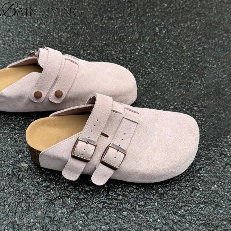 Fashion Platform Slippers Women Mules Shoes Flats Sandals Summer 2025 Trend Casual Walking Sport Shoes Comfort Woman Slingback Sneakers