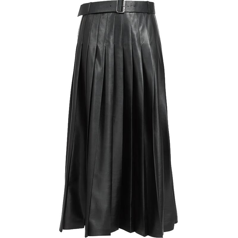 VEROMODA Women's A-line Midi Skirt with Belt