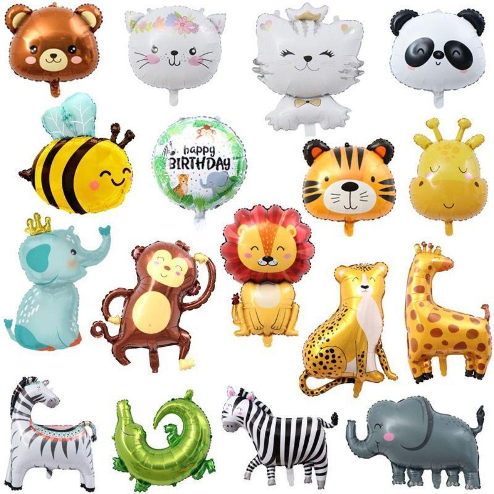 Animal Shape Lion Monkey Elephant Balloon Jungle Animal Balloons  Children's Day