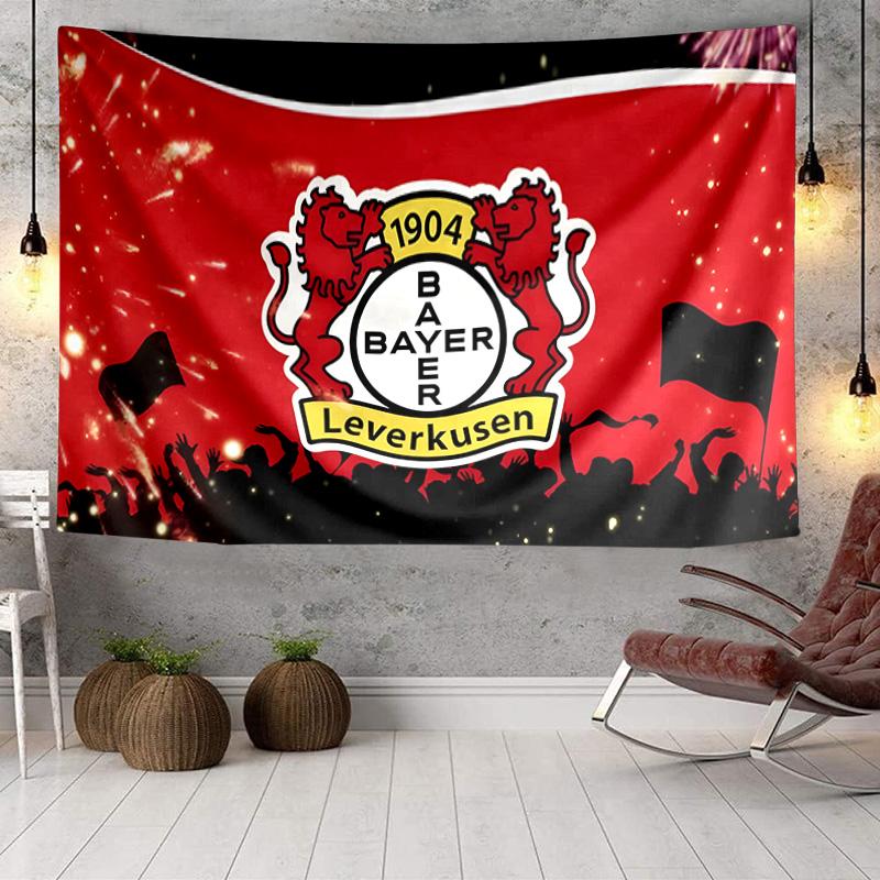 1PC Bayer Leverkusen Crest Tapestry Hanging for Bedroom,Livingroom, Playroom,Decor Art Room Wall Tapestry Holiday and Birthday Gifts