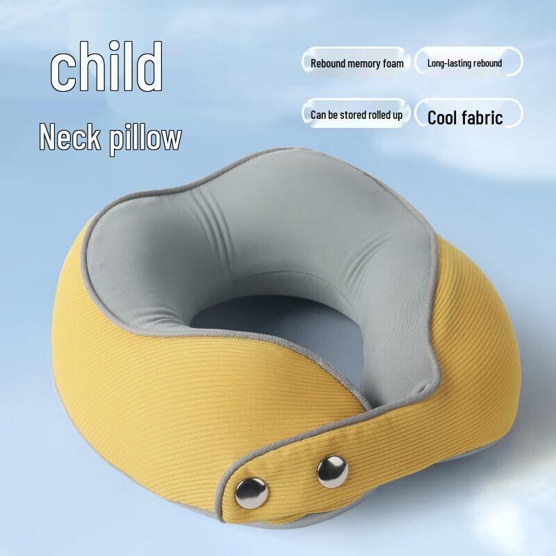 Children's Memory Foam U-Shaped Travel Neck Pillow