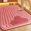Eco-friendly Non-Slip Bathroom Mat for Shower - Safe for Children, Elderly, and Pregnant Women