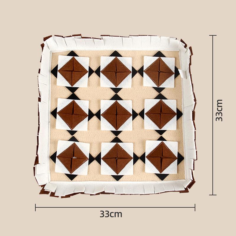 Pet Snuffle Mat: Dog & Cat Boredom Buster, Sniffing Toy, Energy Exertion, Slow Feeder, Enrichment Mat.
