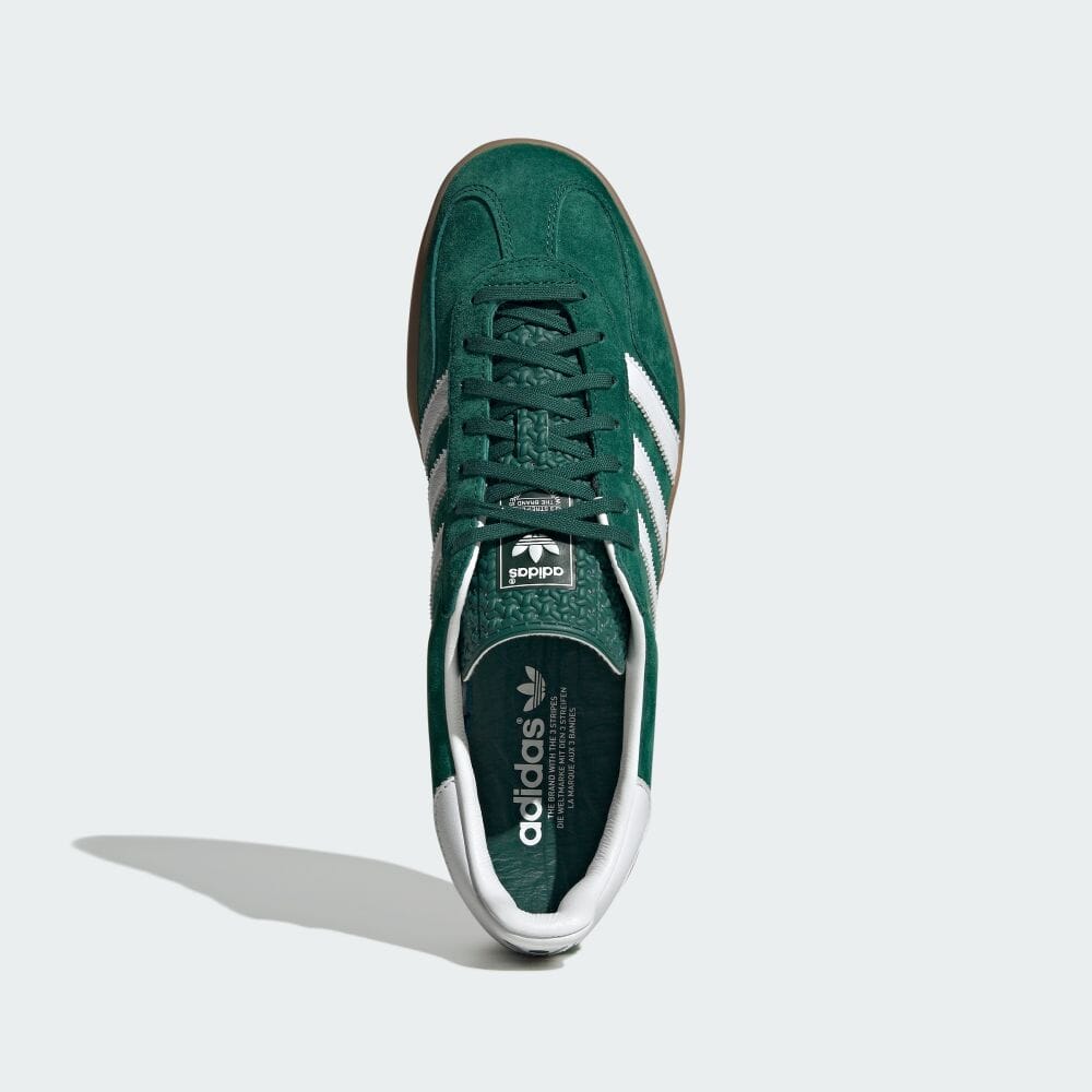 Adidas GAZELLE INDOOR College Green Sneakers ORIGINALS Unisex IG1596 College Green / Footwear White / Gum