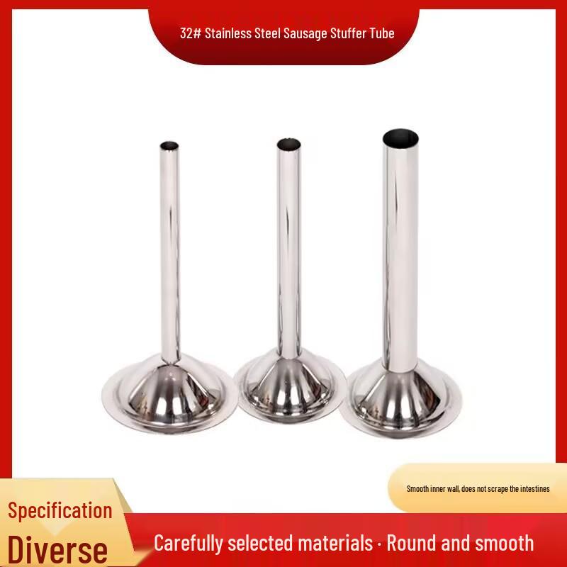 32# Stainless Steel Sausage Stuffer Funnel Set & Multi-functional Knife