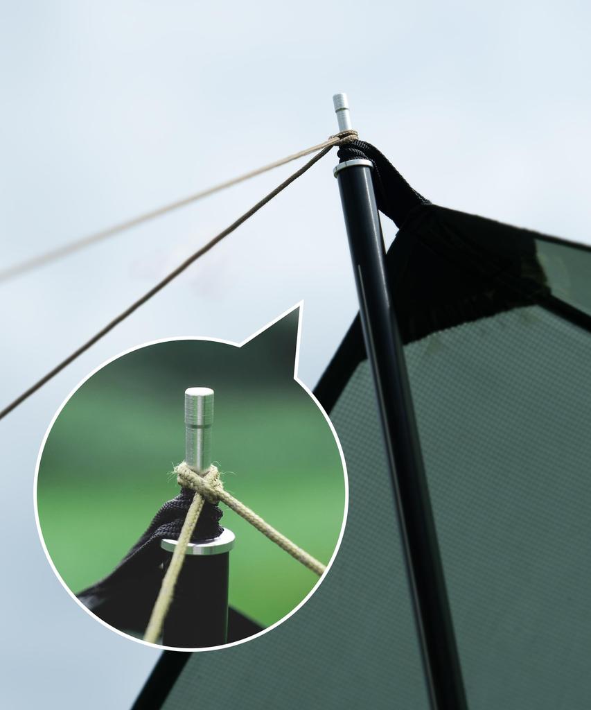 OneTigris Tent Telescoping Aluminum For Setting Up a Easy To Storage Bag 4 2 To 160cm Pole, Pole, Adjustable, Tent/Tarp/Campaign, Lightweight,