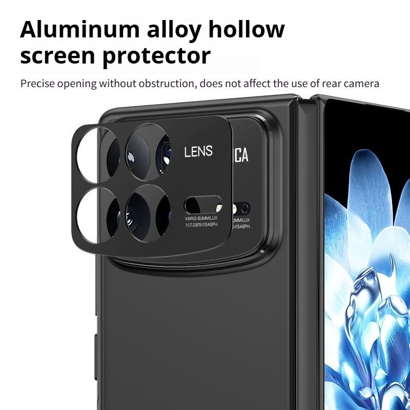 KALEBOL KLB-LPC005 For Xiaomi Mix Fold 4 5G Hollow Lens Protector Aluminum Alloy Phone Camera Bezel Cover