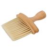 Barber Brush Neck Duster Nylon Bristles Simple Style Neck Duster with Wooden Handle Barber Brush for Hair Cutting