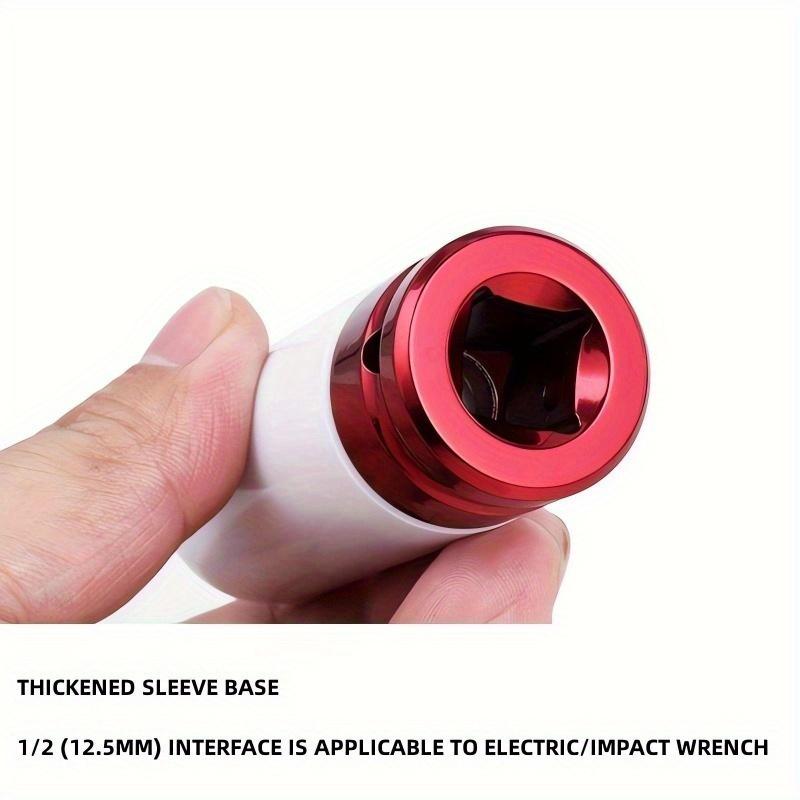 3 stk 1/2 tomme dyp slagmuttersett - Premium drivhjulsbeskytter for dekkbeskyttelse - Ikke-merkende kraftig