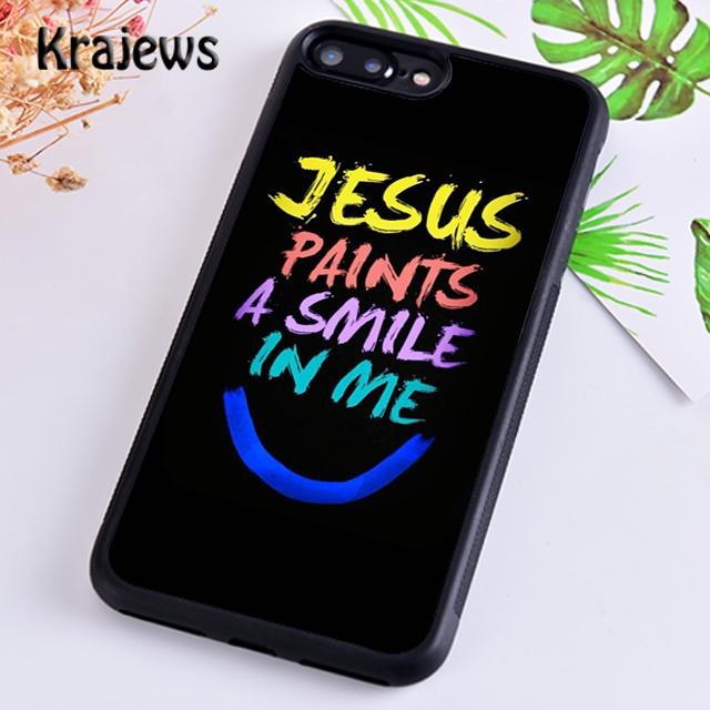 Krajews Bible Jesus Christian quotes Phone Case Cover For iPhone 17 Air 16 15 14 plus 11 12 pro max coque Fundas