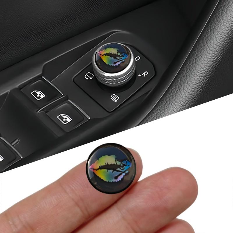 2 pieces - Lipprint Love Style Car Badge Stickers, suitable for all car decoration accessories