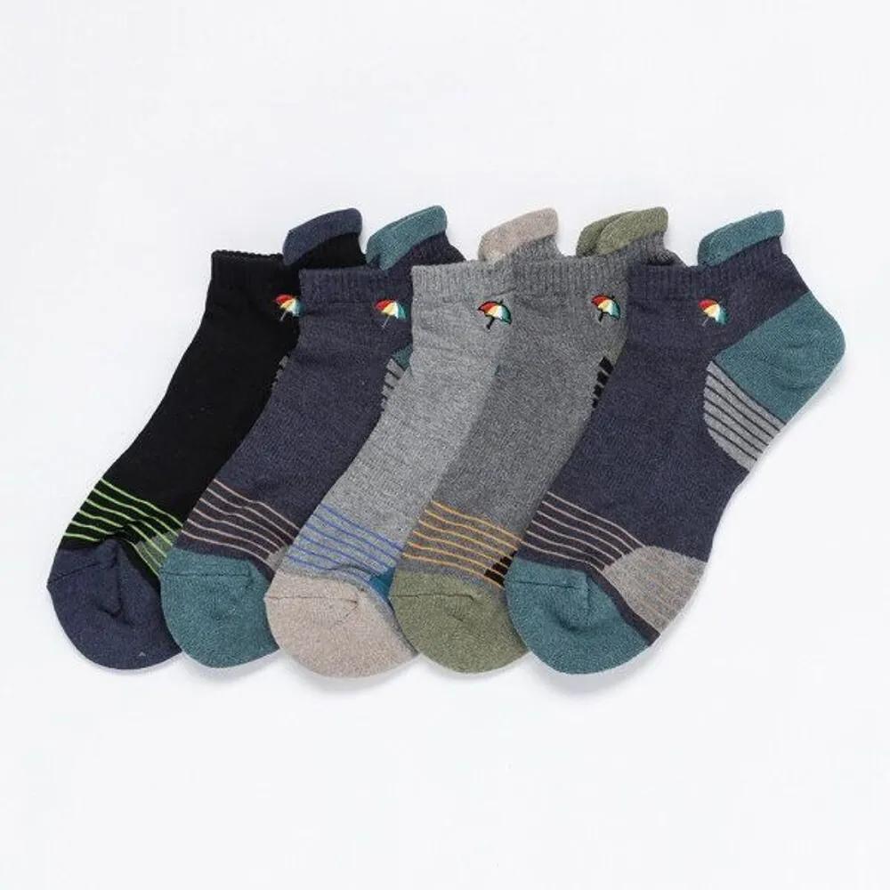 [Arnold Palmer] Anti-Twist Men s Highback Pile Ankle Socks 5 Pairs AP5194 Free