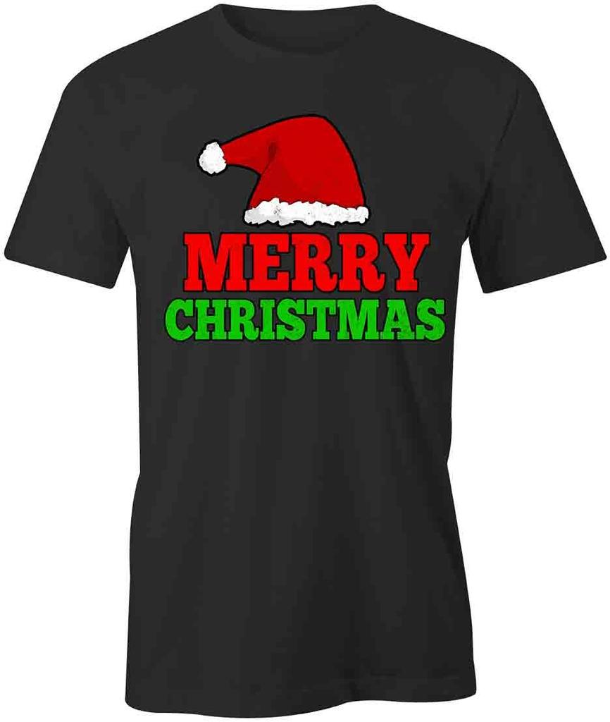 MERRY CHRISTMAS TShirt Tee Short-Sleeved Cotton CLOTHING HOLIDAYS S1BCA203