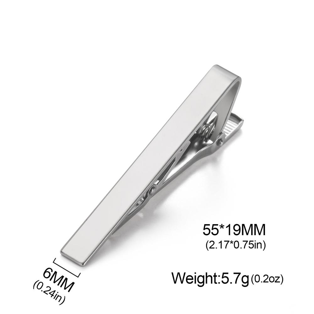 

My Shape Tie Clips for Men Black Color Stainless Steel Tie Clip for Business Wedding Suit Shirt Punk Jewelry Man Accessories