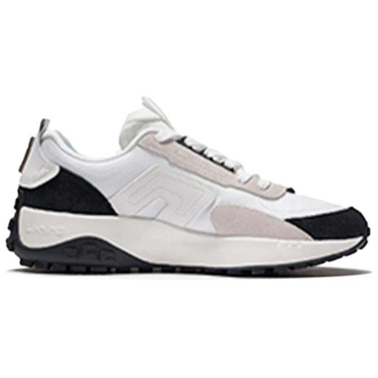 Li Ning CF Yuhua 2.0 Sports Cushioning, Wear Resistant Low Top Casual Shoes Men's Black White AGLS045-2