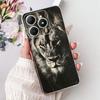 4G Clear For Realme Note 60 Case RMX3933 Luxury Butterfly Love Flowers Cool Lion Painted Phone Case For Realme Note 60X RMX3938