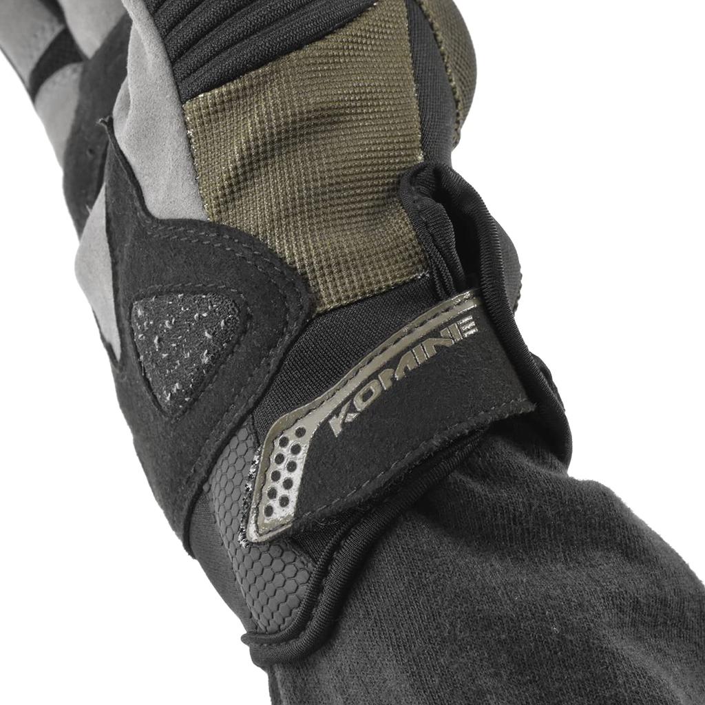 KOMINE Motorcycle Gloves Protective Mesh Gloves Brave Medium GK-183 - Navy,