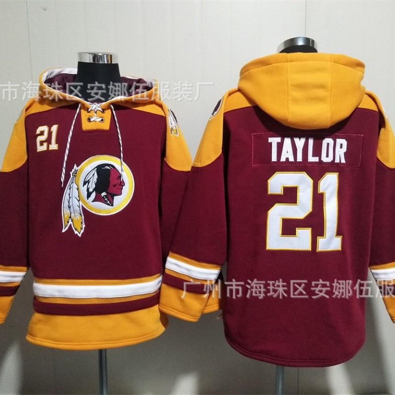 2026 Redskins Rugby Embroidered Fleece Hoodie 21 5 Team Sports Winter Warm Sweatshirt