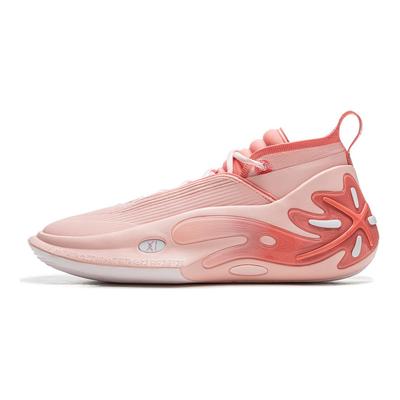 Li Ning Wow11 Dämpfung Rutschfest Abriebfest Leicht Rückprall Mittelhohe Basketballschuhe Herren ABAU049-5